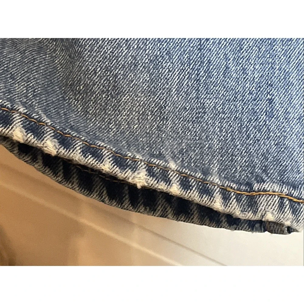 Levis 550‎ Jeans Mens 38 Relaxed Fit Medium Wash Denim Cotton 38x32 Distressed